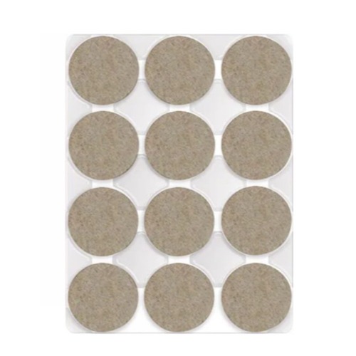 Feltro adesivo pequeno com 12 unidades