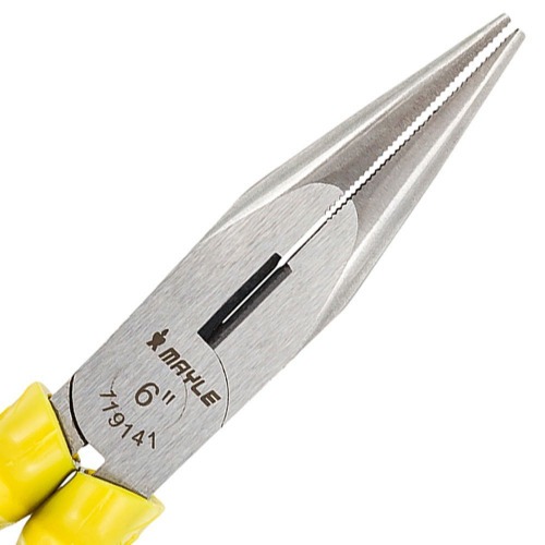 Alicate bico meia cana curto isolado 6 Alicate bico meia cana curto isolado 6