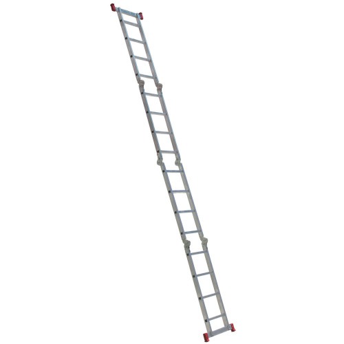 Escada multifuncional de alumínio 4 x 4 com 16 degraus 13 em 1 - ESC0293 Escada multifuncional de alumínio 4 x 4 com 16 degraus 13 em 1 - ESC0293