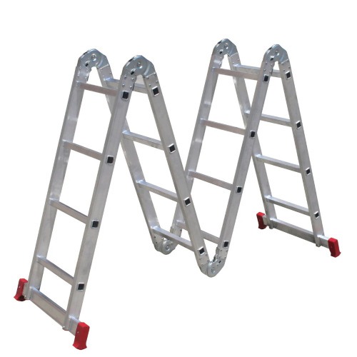 Escada multifuncional de alumínio 4 x 4 com 16 degraus 13 em 1 - ESC0293 Escada multifuncional de alumínio 4 x 4 com 16 degraus 13 em 1 - ESC0293