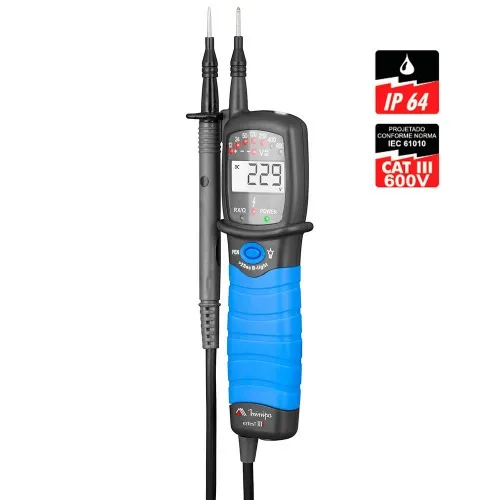 Testador de voltagem AC/DC com indicadores - EZ TEST III - Minipa