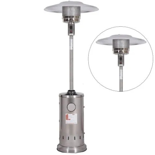 Aquecedor de ambiente externo a gás Torre aço Inox - NI48TI