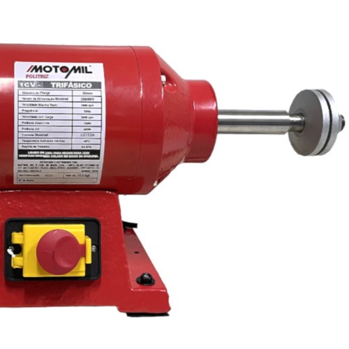 Politriz de bancada 1 hp trifásico - PMI-100T Politriz de bancada 1 hp trifásico - PMI-100T