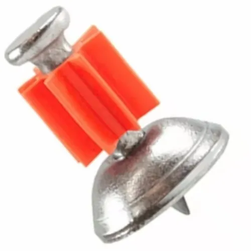 Pino com arruela cônica para fixação á pólvora ação indireta 7,6 X 28 mm com 100 peças - PACX1428