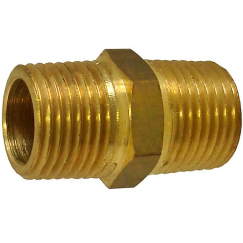 Niple em latão 1/2 Niple em latão 1/2