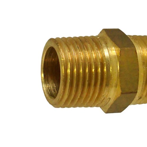 Niple em latão 1/2 Niple em latão 1/2