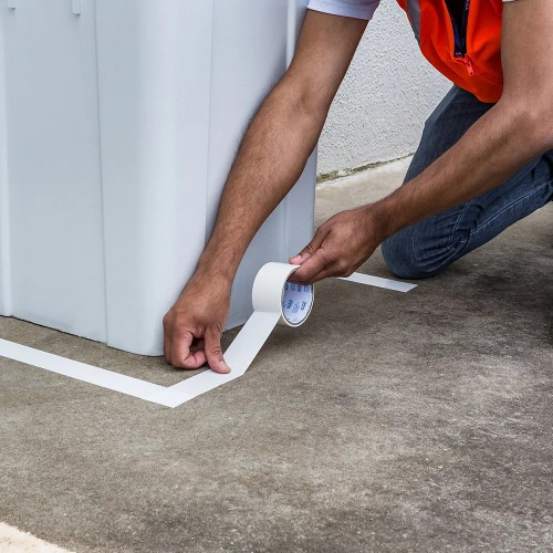 Fita adesiva para demarcao 48 mm x 15 m 