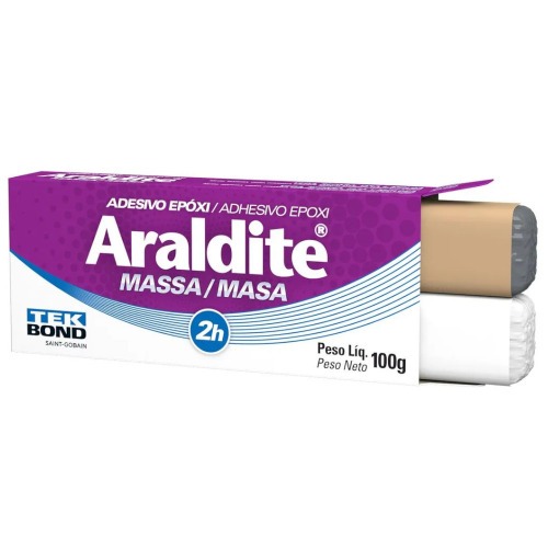 Cola epóxi Araldite massa epóxi 100 gramas Cola epóxi Araldite massa epóxi 100 gramas