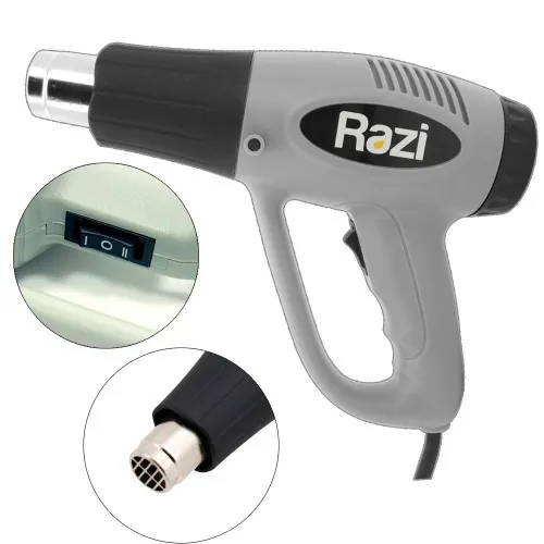 Soprador térmico 2000W 350 a 550°C 2 estágios 21145 - RZ-S2000/M2  220V