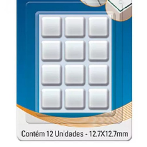 Protetor adesivo anti-impacto gota 12,7 mm com 12 unidades