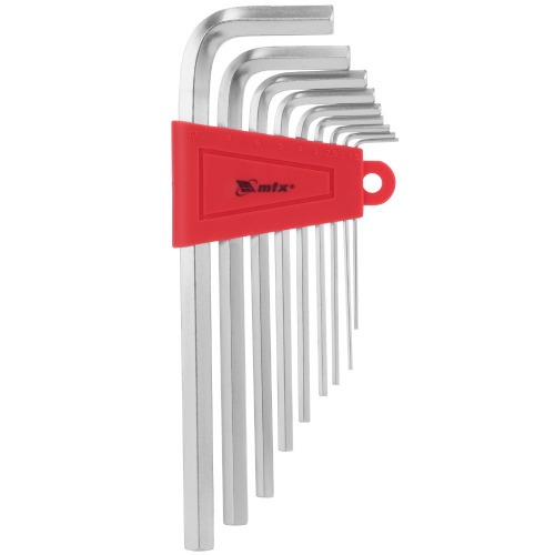 Jogo de chave allen longa 1,5 a 10 mm com 9 pe�as - 123049