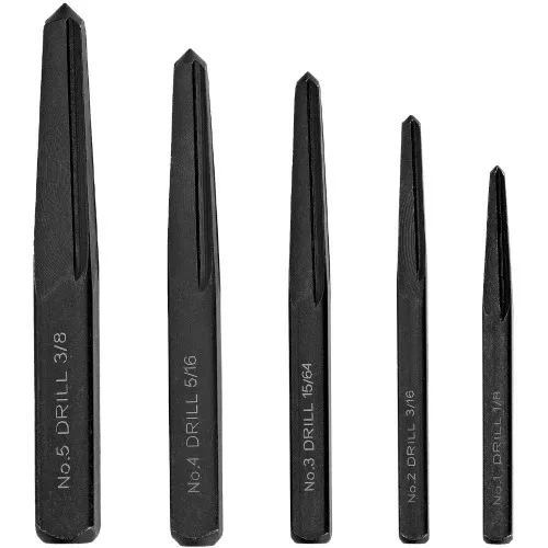 Jogo de extrator de pinos e parafusos 3 a 18 mm com 5 peças - 773519