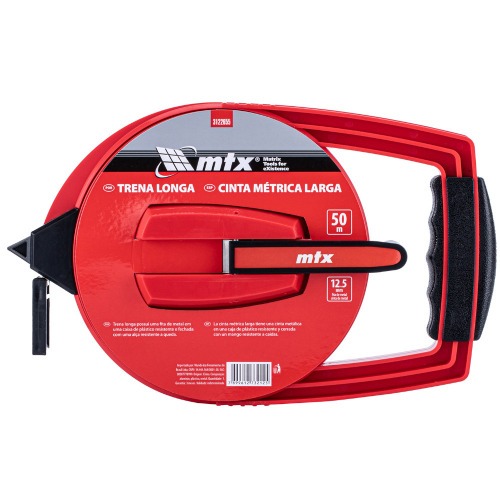 Trena longa com fita met�lica 50 metros x 12,5 mm - 3122655