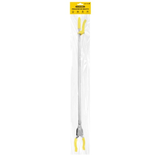 Pegador de peças e objetos 930 mm com pinça antiderrapante - BOM-1536 Pegador de peças e objetos 930 mm com pinça antiderrapante - BOM-1536