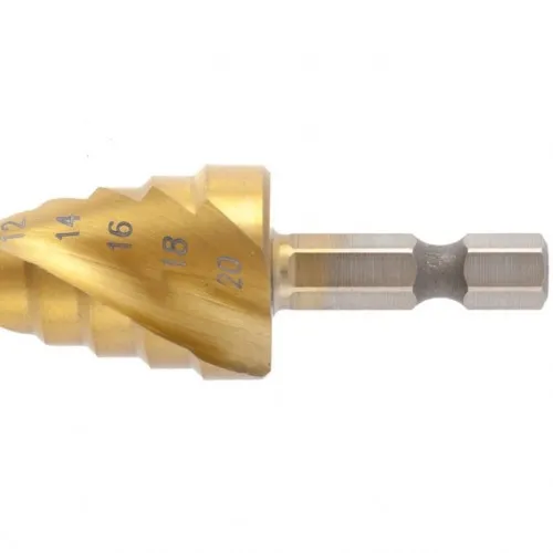 Broca escalonada aço rápido 4 a 20 mm - 723569 - MTX