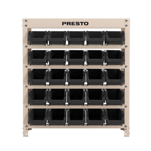 Estante met�lica com 25 gavetas n� 3 preta