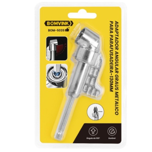 Adaptador angular 105 para parafusadeira encaixe 1/4