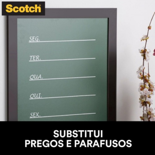 Fita dupla face fixa forte fixação extrema 24 mm x 2 m Fita dupla face fixa forte fixação extrema 24 mm x 2 m