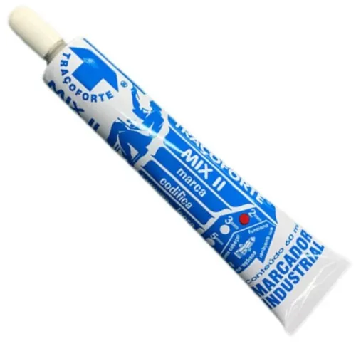 Marcador industrial traço forte 2 mm amarelo 60ml