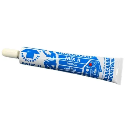 Marcador industrial traço forte 2 mm amarelo 60ml