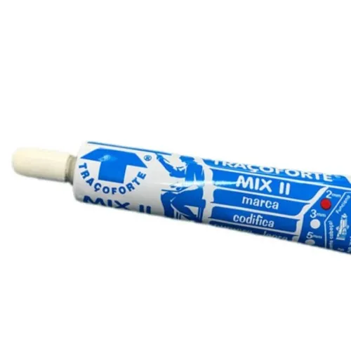Marcador industrial traço forte 2 mm amarelo 60ml