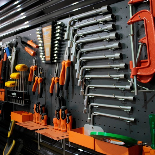 Painel para ferramentas metlico 725 X 575 mm