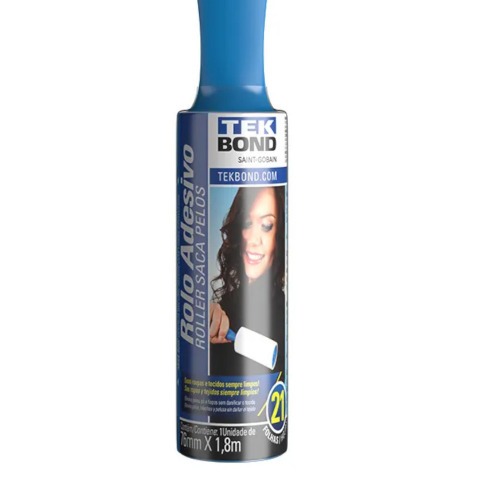 Rolo adesivo tira pelos 21 folhas