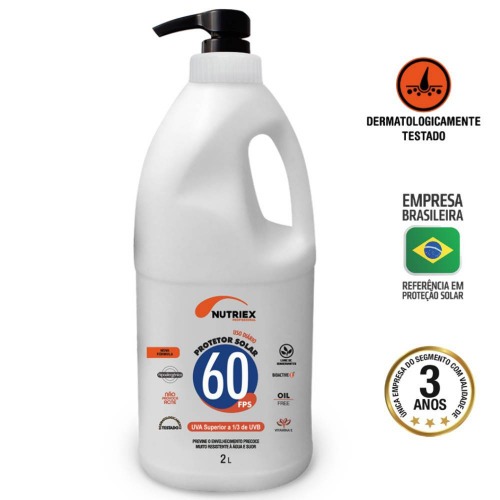 Protetor solar corporal FPS60 2 litros - 61036