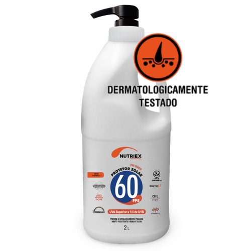 Protetor solar corporal FPS60 2 litros - 61036