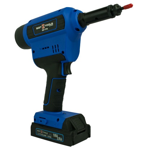 Rebitador industrial a bateria 18V 2Ah para rebite de rosca M3 - M8 - SGT-7710 110V/220V Rebitador industrial a bateria 18V 2Ah para rebite de rosca M3 - M8 - SGT-7710 110V/220V