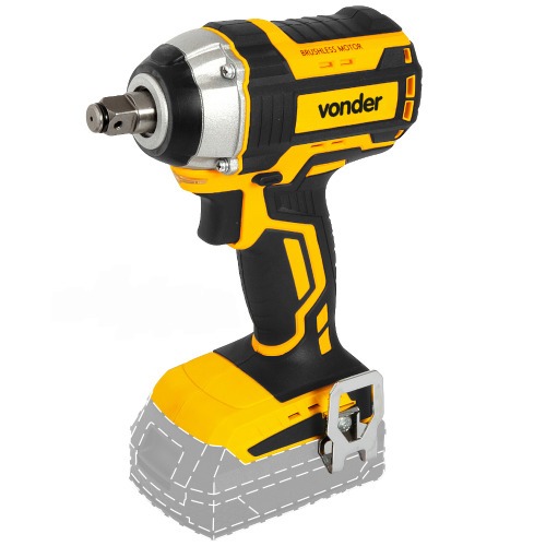 Chave de impacto a bateria 18V encaixe 1/2 Chave de impacto a bateria 18V encaixe 1/2