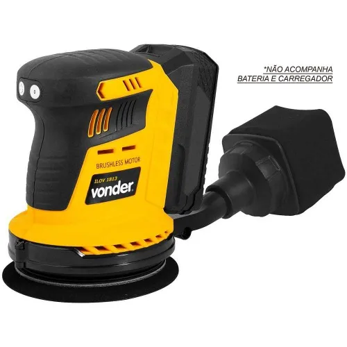 Lixadeira roto orbital bateria 18V Sem Bateria - ILOV 1813 