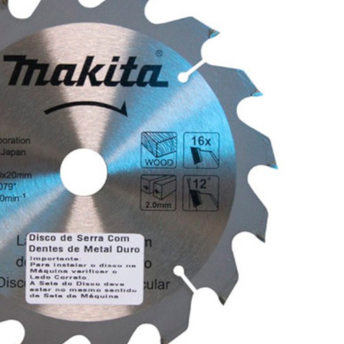 Disco de serra metal duro 185 x 20 mm para madeira 24 dentes 