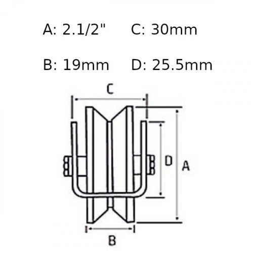 Roldana para port�o 2.1/2