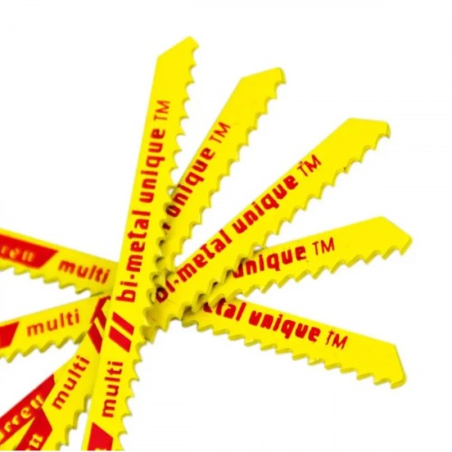 L�mina serra tico tico para cortes curvos 50 mm 14 dentes multiuso com 5 pe�as - BU214S