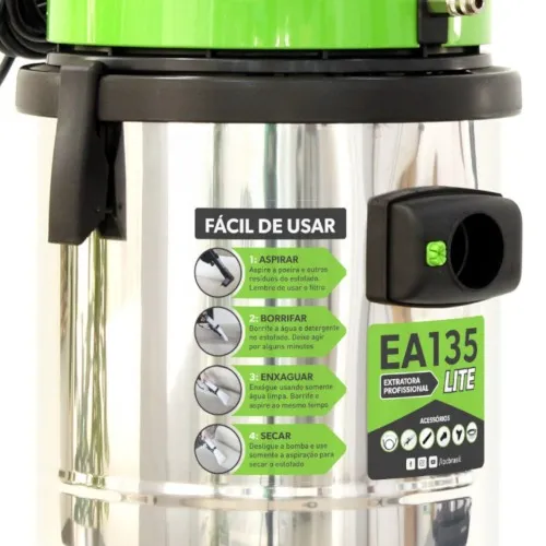 Extratora de carpete e Aspirador 35,5 litros 1200W - EA135 Lite  220V