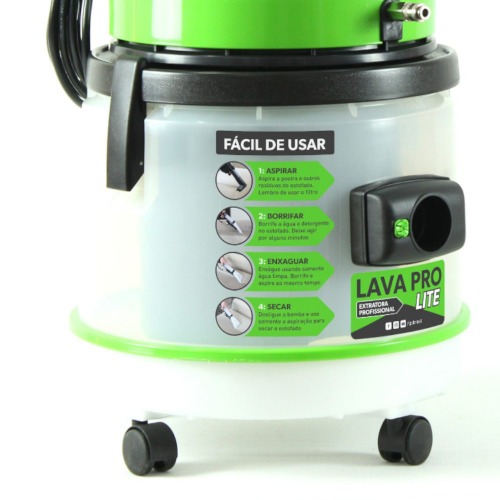Extratora de carpete e Aspirador 27L 1200W Lava PRO Lite - EP127  220V