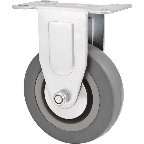 Rod�zio fixo de borracha e PVC 4