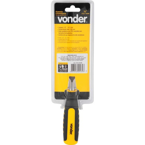 Formo chanfrado com cabo em PVC 1/2