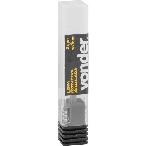 Lima rotativa abaulada 3 x 16 mm