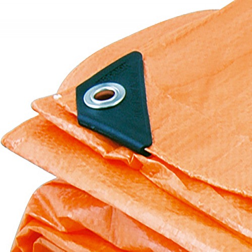 Lona de polietileno laranja 6 x 3 m 