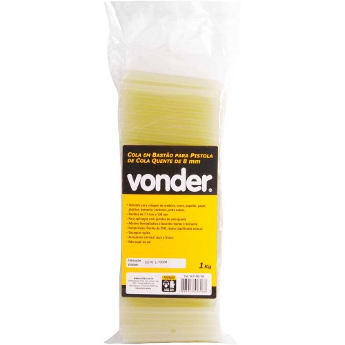 Cola em bastão de 8 x 100 mm com 1 kg Cola em bastão de 8 x 100 mm com 1 kg