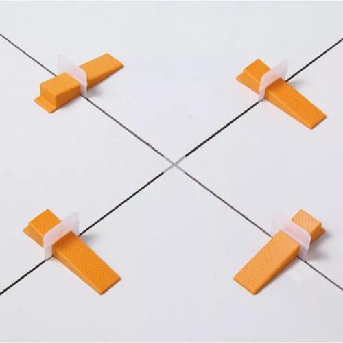 Cunha para nivelamento de revestimento e piso com 50 peas