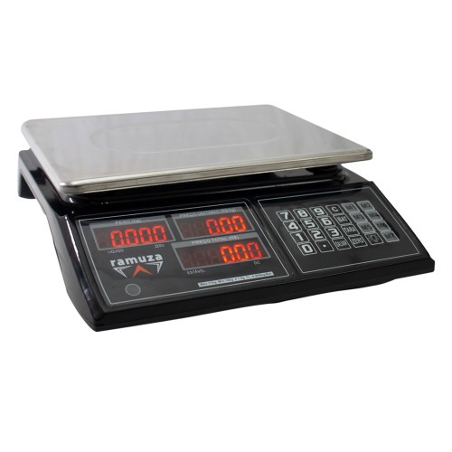 Balana digital computadora a bateria 31Kg x 5g display Led - DCRC  110V/220V