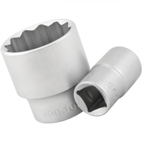 Soquete estriado 14 mm encaixe 1/2 Soquete estriado 14 mm encaixe 1/2