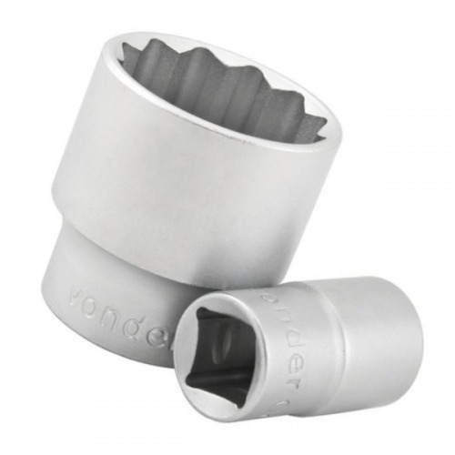 Soquete estriado 14 mm encaixe 1/2 Soquete estriado 14 mm encaixe 1/2