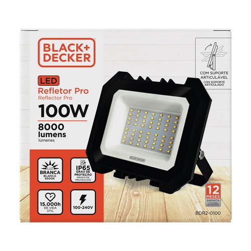 Refletor LED 50W 4.000 lúmens 6500K luz branca - Pro LED  110V/220V Refletor LED 50W 4.000 lúmens 6500K luz branca - Pro LED  110V/220V