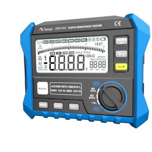 Terr�metro digital port�til CAT IV 600V -  MTR-1531