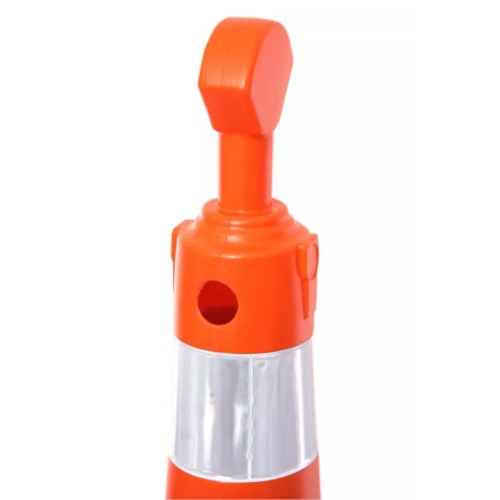 Cone balizador refletivo tipo T 1,14 m 5 kg laranja - T-TOP Cone balizador refletivo tipo T 1,14 m 5 kg laranja - T-TOP