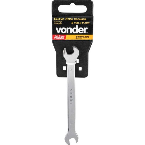 Chave fixa 8 x 9 mm a�o cromo van�dio